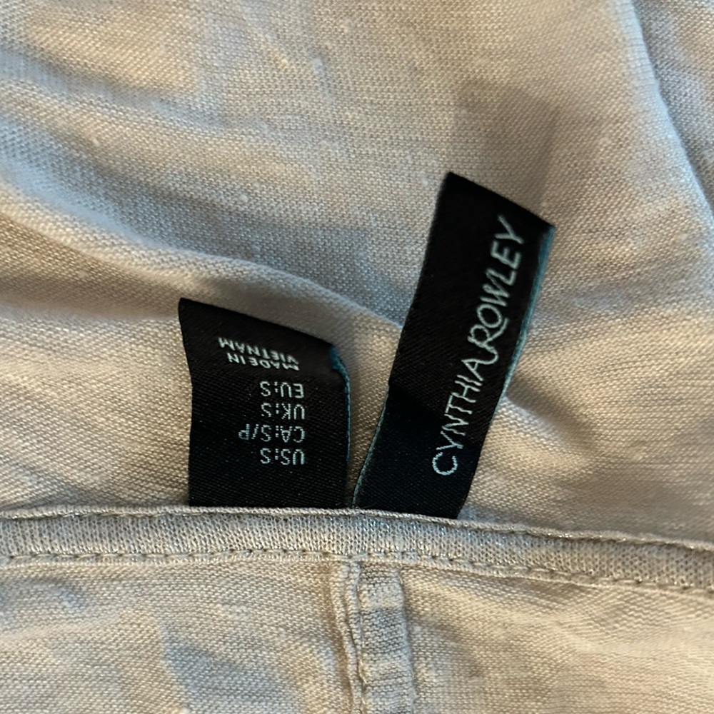Cynthia Rowley Linen Knit Cardigan - Picture 3 of 5
